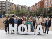 Inauguració de la renovada plaça de Saint-Herblain a Viladecans