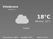 AEMET: El temps per a Viladecans – 13 de Abril de 2026