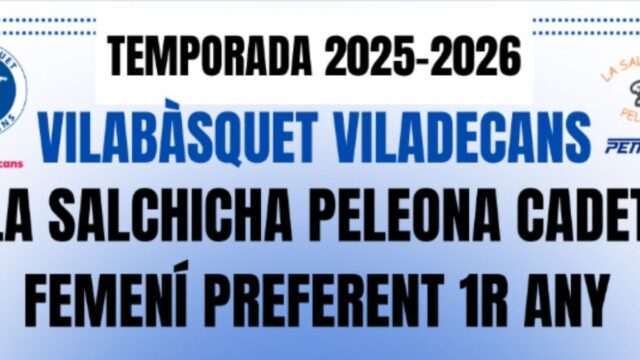 Imatge del Vilabàsquet (via xarxes socials)