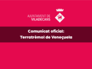 L’Ajuntament de Viladecans expressa la seva solidaritat amb les víctimes del terratrèmol a Veneçuela