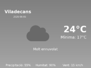 El temps avui 5 de Juny de 2026 a Viladecans segons l’AEMET