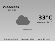 AEMET: El temps per a Viladecans – 24 de Juliol de 2026